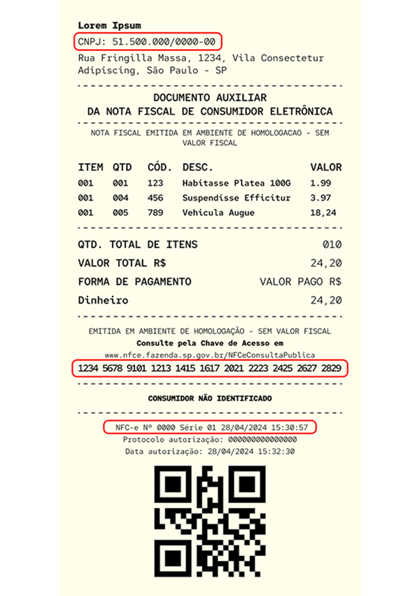 Cupom NFC-e